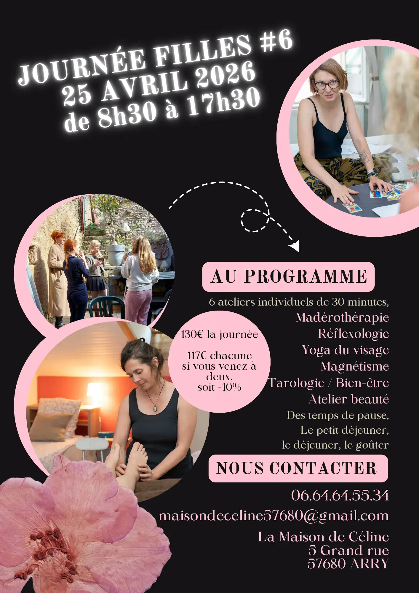 Affiche de la Journee Filles #6 a La Maison de Celine